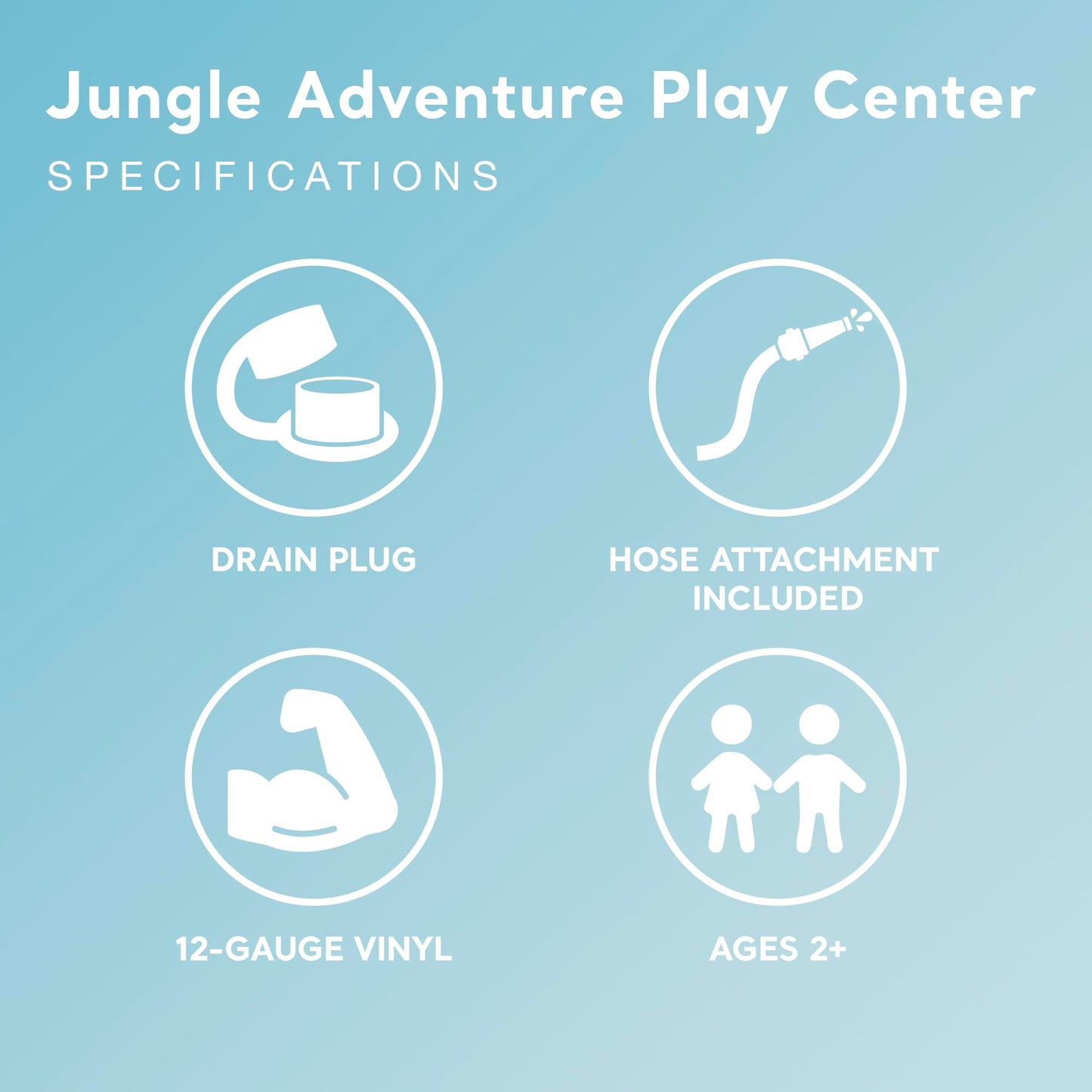 Jungle Adventure Play Centre | Inflatable Kids Water Park & Slide 🌴