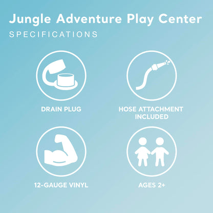 Jungle Adventure Play Centre | Inflatable Kids Water Park & Slide 🌴
