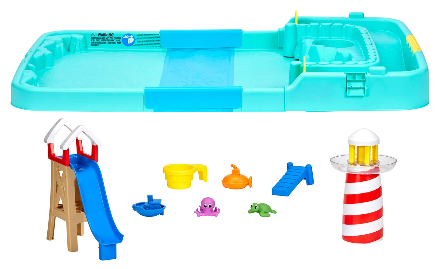 2-in-1 Foldable Water Table & Splash Pad Set 🌊⛱️