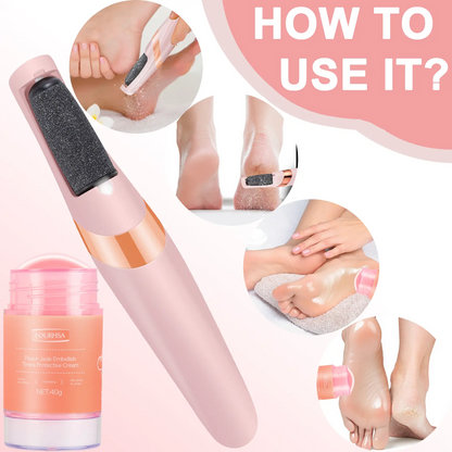 Electric Foot Callus Remover Kit Foot File