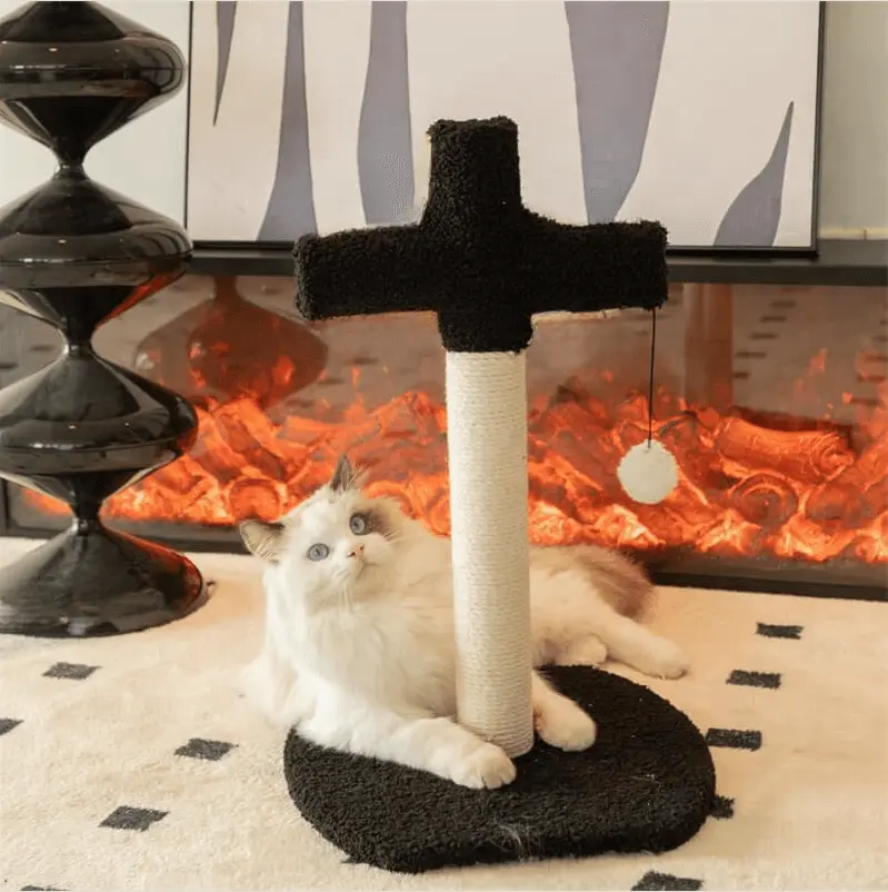 Durable Gothic Spooky No-Chipping Sisal Cat Scratcher