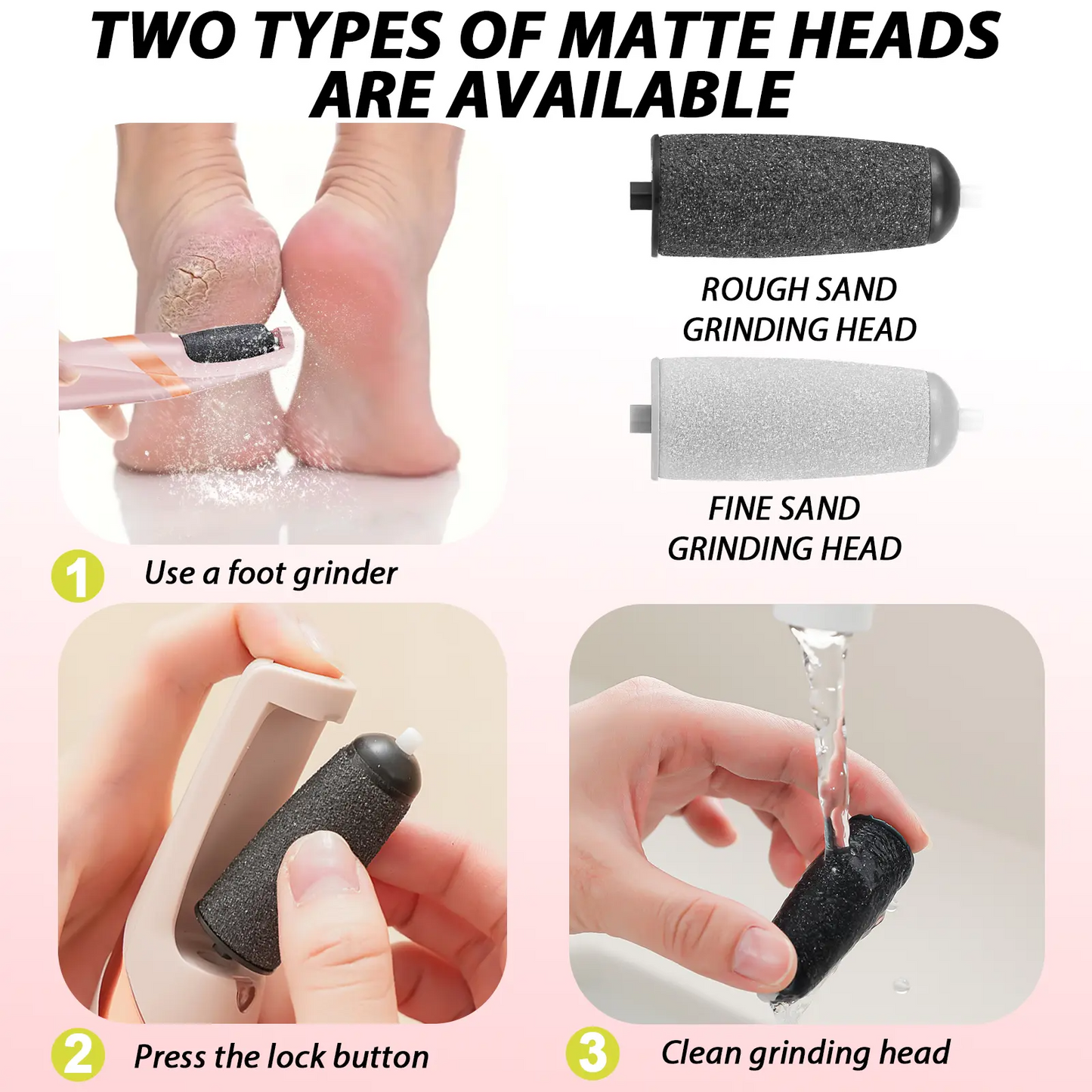 Electric Foot Callus Remover Kit Foot File