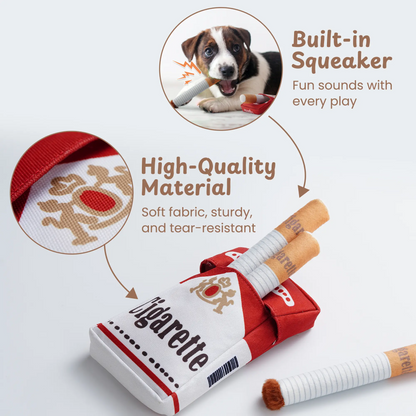 3 Packs Squeaky Puff Stick Interactive Toys with a Box