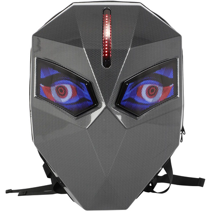 LED Backpack With DIY Programmable Full Color Screen Motorcycle Backpack for Men