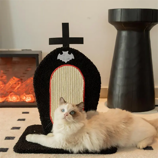 Durable Gothic Spooky No-Chipping Sisal Cat Scratcher