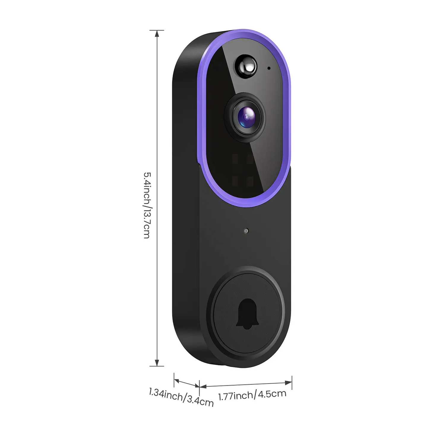Wireless Video Doorbell Camera, Smart Security Doorbell Camera