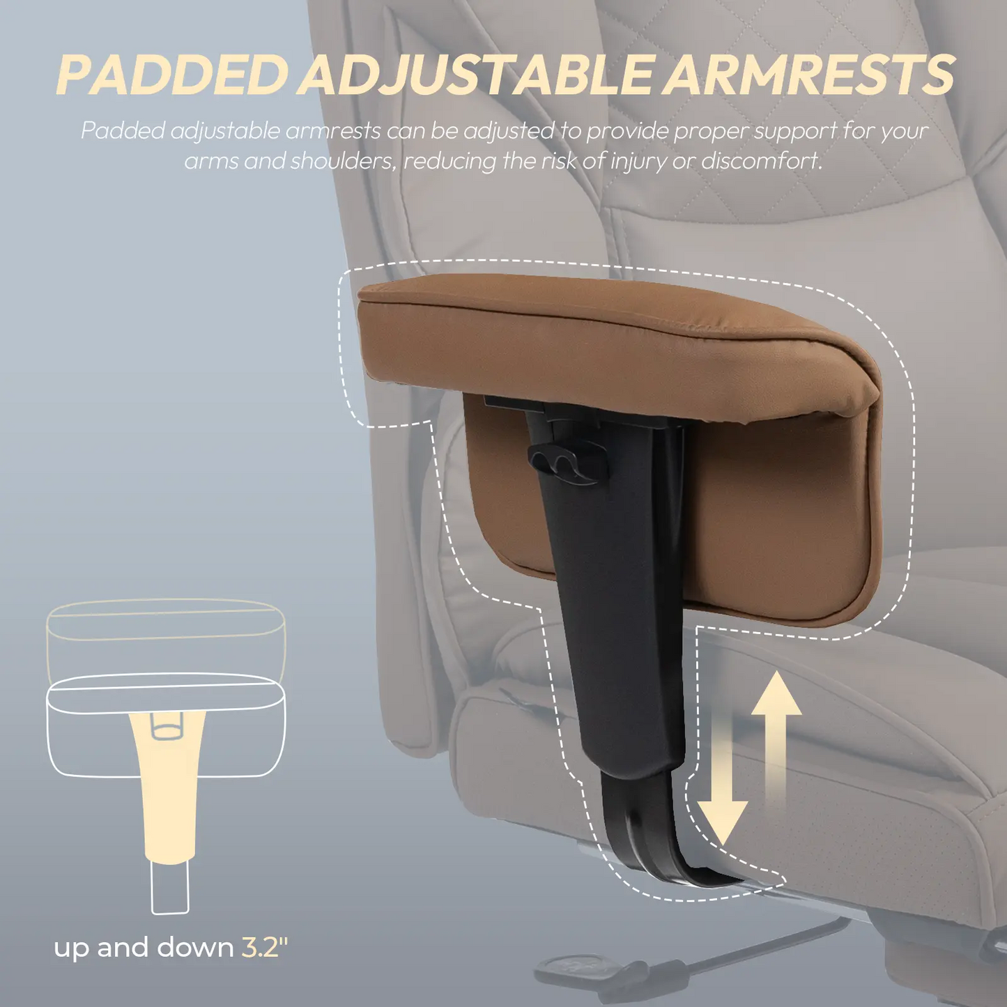Ergonomic Office Chair with Independent Pocket Spring Lumbar Support
