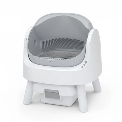Open-Top Odor-Free Waste Disposal Self-Cleaning Cat Litter Box