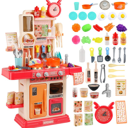 Children's Realistic Kitchen Toy Set (45-Piece)