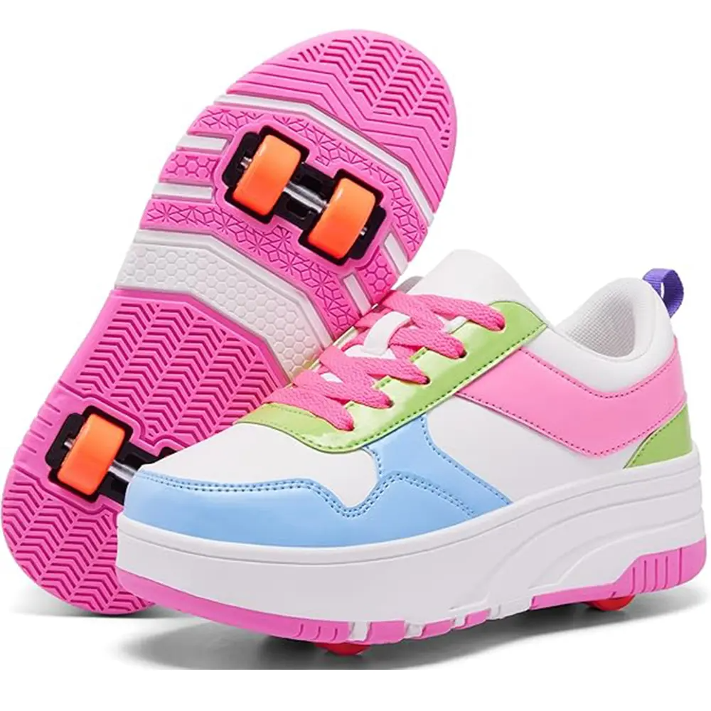 Stylish Children's Roller Skates with Removable Wheels