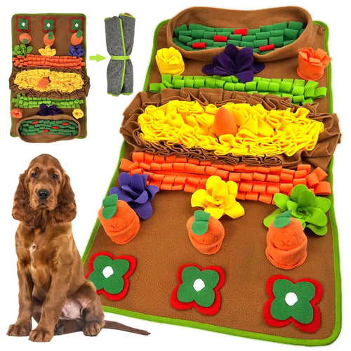 Pet Feeding Sniffing Mat, Slow Food Mat Encourages Natural Foraging Skills, Training & Stress Release