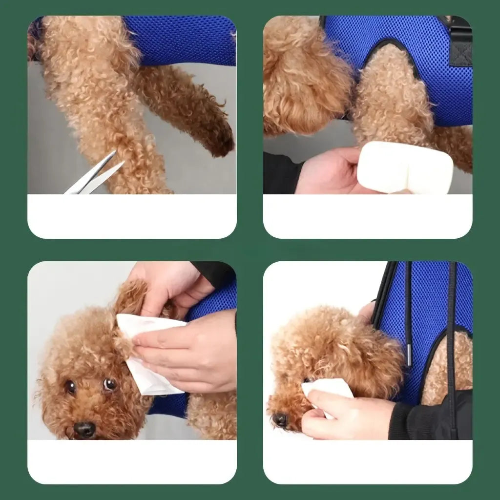 Nail Trimming Revolution! Anti-Scratch Grooming Hammock - Turn Struggles into Snuggles