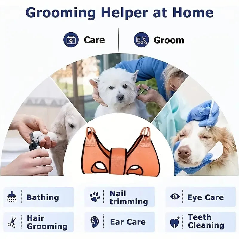 Nail Trimming Revolution! Anti-Scratch Grooming Hammock - Turn Struggles into Snuggles