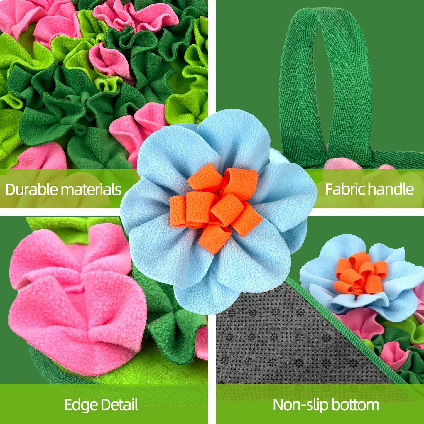 Cute Flower Design Pet Sniffing Pad Supplies for Rabbit, Hedgehog, Chinchilla