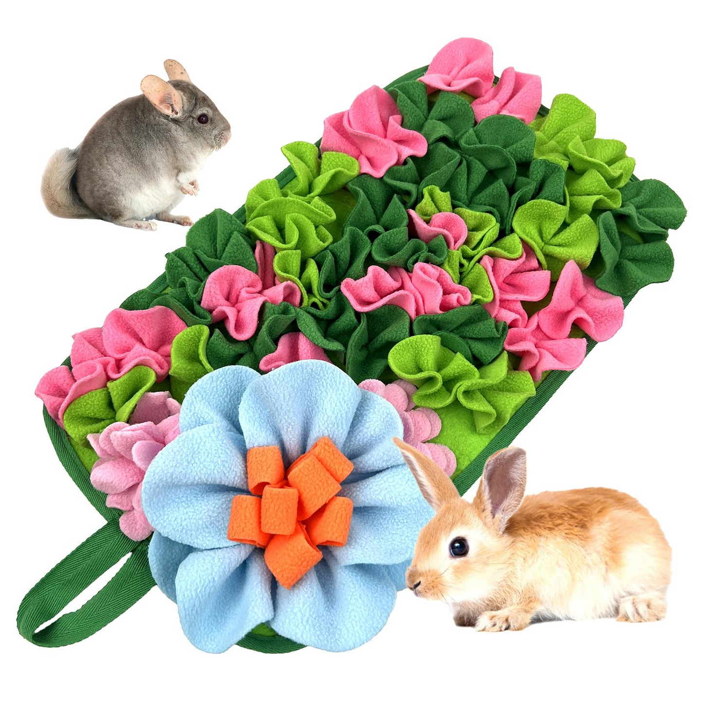 Cute Flower Design Pet Sniffing Pad Supplies for Rabbit, Hedgehog, Chinchilla