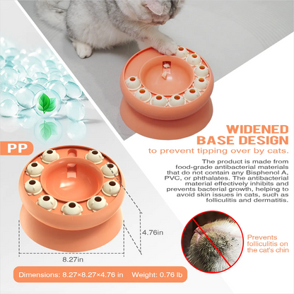 Cat Puzzle Feeder for Indoor Cats, Kitten Enrichment Toys