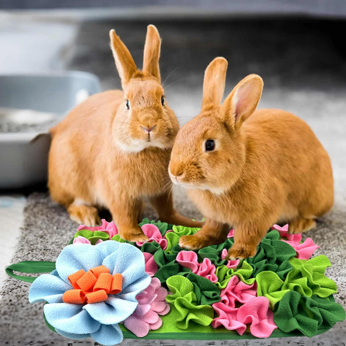 Cute Flower Design Pet Sniffing Pad Supplies for Rabbit, Hedgehog, Chinchilla
