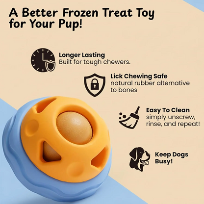 Interactive Chew Toy & Frozen Treat Mold Set
