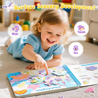 📖 Montessori Preschool Busy Book (15 Themes)