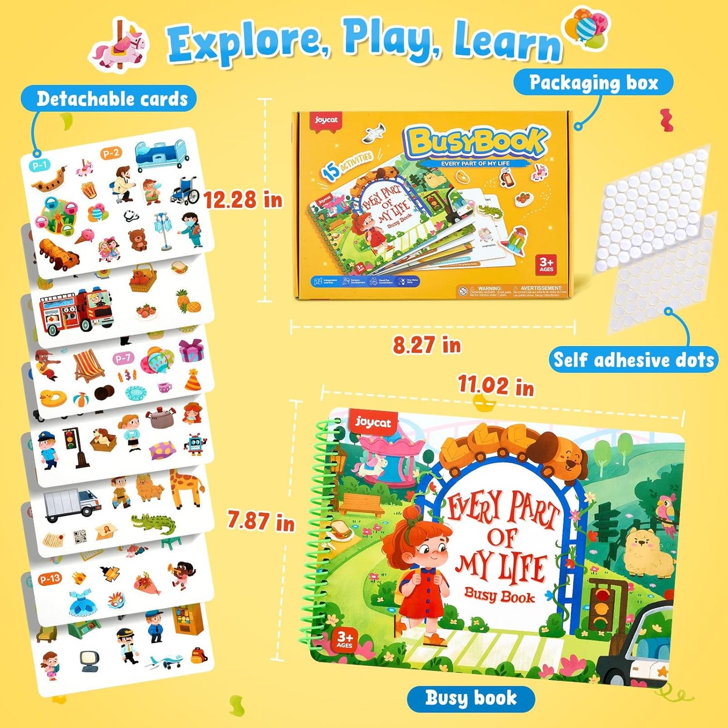 📖 Montessori Preschool Busy Book (15 Themes)