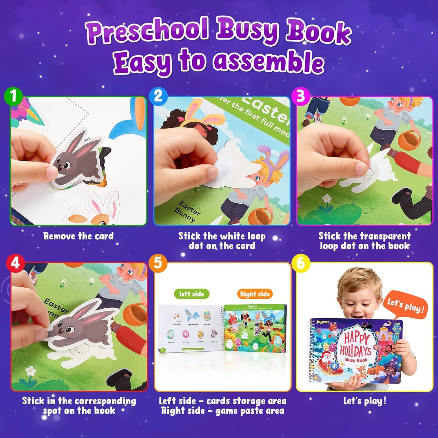📖 Montessori Preschool Busy Book (15 Themes)