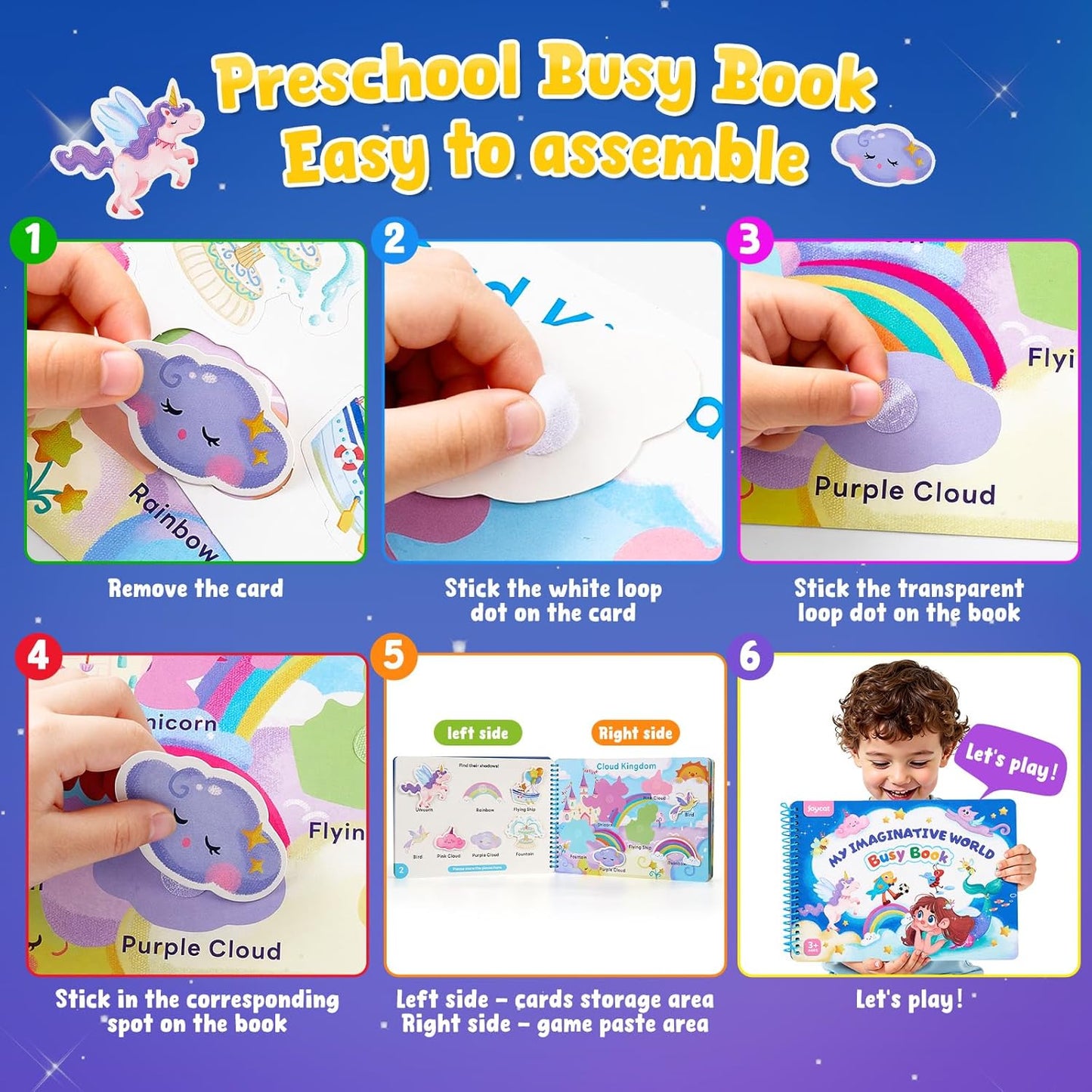 📖 Montessori Preschool Busy Book (15 Themes)