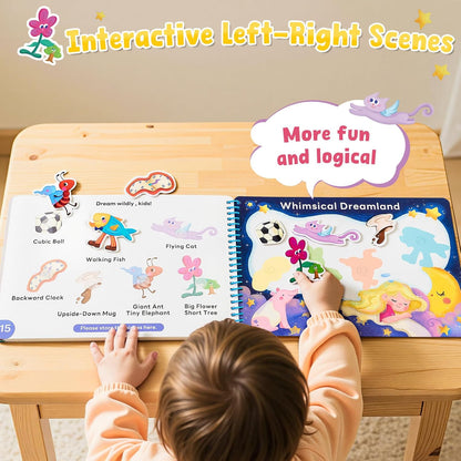 📖 Montessori Preschool Busy Book (15 Themes)